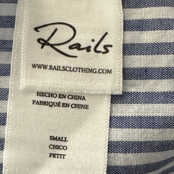 RAILS taylor broken hearts flocked shirt in broken hearts - Picture 8 of 9